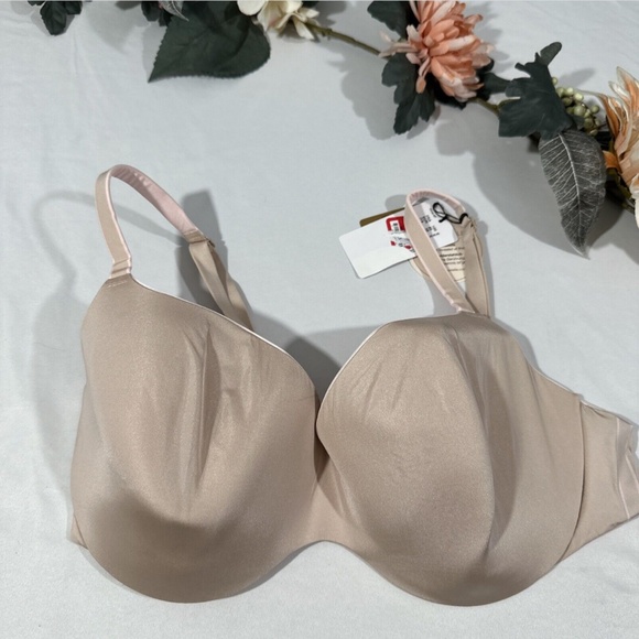 NWT $74 Chantelle Intimates [ 38DD US ] Invisible Demi T-Shirt Bra‎ Nude - Picture 2 of 11